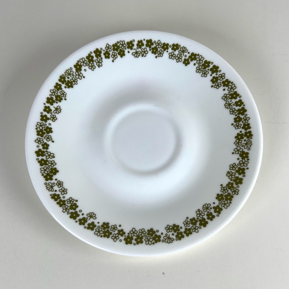 Vtg Corelle Crazy Daisy Spring Blossom 6 inch Replacement Saucer Plate